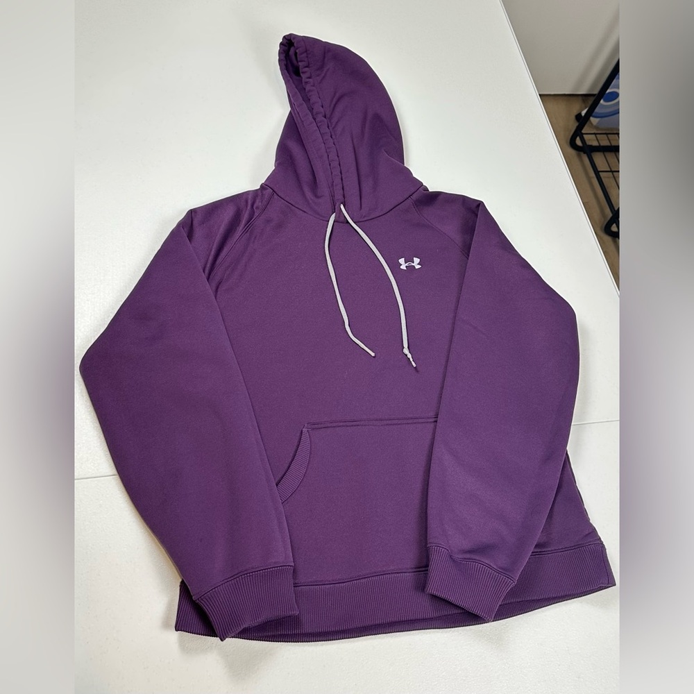 Under Armour Hoodie Women’s Small Long Sleeve Purple Jacket Training Running